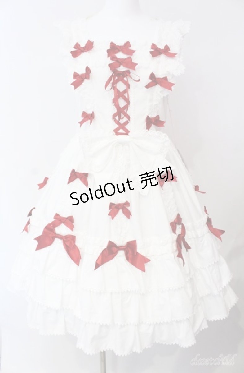 画像1: BABY,THE STARS SHINE BRIGHT / Ribbon ribbon blooms ジャンパースカート  オフ O-25-08-21-002-BA-OP-IG-OS (1)