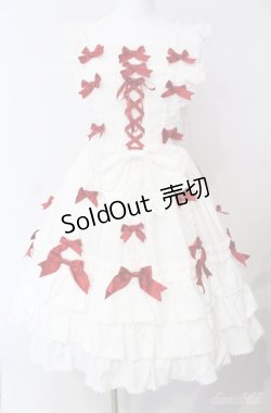 画像1: BABY,THE STARS SHINE BRIGHT / Ribbon ribbon blooms ジャンパースカート  オフ O-25-08-21-002-BA-OP-IG-OS