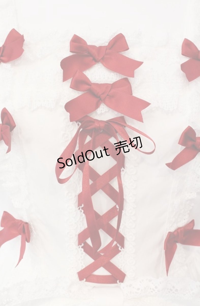 画像2: BABY,THE STARS SHINE BRIGHT / Ribbon ribbon blooms ジャンパースカート  オフ O-25-08-21-002-BA-OP-IG-OS (2)