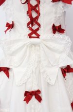 画像3: BABY,THE STARS SHINE BRIGHT / Ribbon ribbon blooms ジャンパースカート  オフ O-25-08-21-002-BA-OP-IG-OS (3)