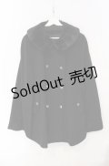 axes femme / 3WAY襟ケープコート  クロ O-25-08-21-022-AX-CO-IG-OS