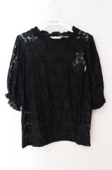 m petit by misako / TT*AOKシアートップス M クロ O-25-08-21-025-LO-TO-IG-OS
