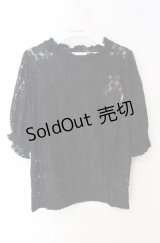 m petit by misako / TT*AOKシアートップス M クロ O-25-08-21-025-LO-TO-IG-ZT065