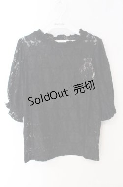 画像1: m petit by misako / TT*AOKシアートップス M クロ O-25-08-21-025-LO-TO-IG-ZT065