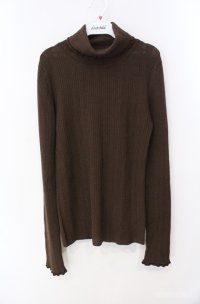 INGEBORG / テレコタートルニット 11号 ブラウン O-25-08-21-031-LO-TO-OW-OS