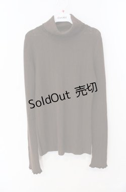 画像1: INGEBORG / テレコタートルニット 11号 ブラウン O-25-08-21-031-LO-TO-OW-ZI