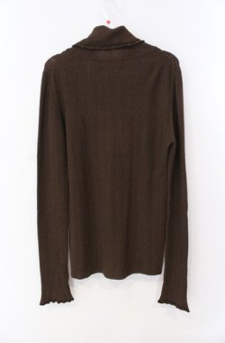 画像2: INGEBORG / テレコタートルニット 11号 ブラウン O-25-08-21-031-LO-TO-OW-OS