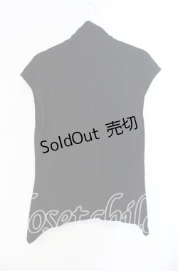 画像2: Qutie Frash / ドレープノースリーブトップス  ブラック×パープル O-25-08-23-038-QU-TO-OW-OS