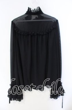 画像3: Enchantlic Enchantilly / シャンテリー フリル ブラウス  クロ O-25-08-23-041-LO-BL-IG-OS