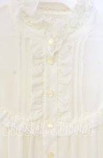 画像2: Enchantlic Enchantilly / シャンテリー フリル ブラウス  生成り O-25-08-23-042-LO-BL-IG-OS (2)