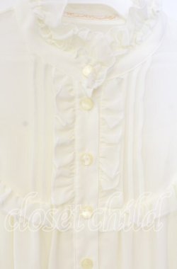 画像2: Enchantlic Enchantilly / シャンテリー フリル ブラウス  生成り O-25-08-23-042-LO-BL-IG-OS