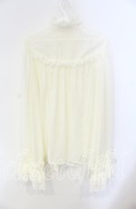 画像3: Enchantlic Enchantilly / シャンテリー フリル ブラウス  生成り O-25-08-23-042-LO-BL-IG-OS (3)