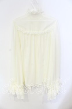 画像3: Enchantlic Enchantilly / シャンテリー フリル ブラウス  生成り O-25-08-23-042-LO-BL-IG-OS