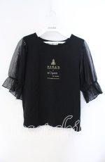 画像1: m petit by misako / MSシアーソデプルオーバー S クロ O-25-08-23-043-LO-TO-OW-ZT066 (1)