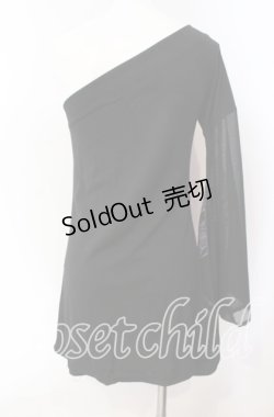 画像3: Qutie Frash / ワンショル龍ptトップス  ブラック O-25-08-23-005-QU-TO-OW-OS
