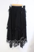 axes femme / 裾レースイレヘムスカート F クロ O-25-08-23-054-AX-SK-OW-OS