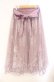 画像1: axes femme POETIQUE / リボン付レース×チュールスカート M ピンク O-25-08-23-057-AX-SK-OW-OS (1)