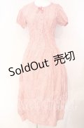 PINK HOUSE / シャーリング切り替えチェックワンピース  ピンク O-25-08-23-1001-LO-OP-OW-OS