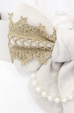 画像2: Triple fortune / ゴールドレースベルト  アイボリー O-25-08-23-1013-EL-ZA-IG-OS