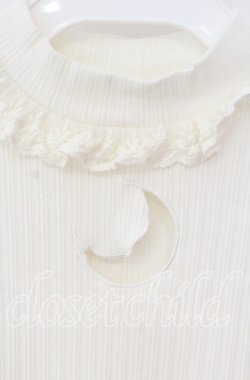 画像2: Ank Rouge / 三日月くりぬきカットソー F アイボリー O-25-08-23-1015-CA-TO-OW-OS