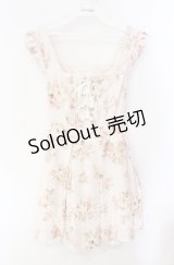 LIZ LISA / 編み上げローズノースリーブワンピース  ピンク O-25-08-23-1019-LO-OP-OW-OS