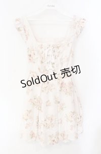 LIZ LISA / 編み上げローズノースリーブワンピース  ピンク O-25-08-23-1019-LO-OP-OW-OS