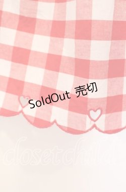 画像2: LIZ LISA / 裾ハートくりぬきワンピース  アカ O-25-08-23-1020-LO-OP-OW-ZT484