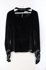 axes femme POETIQUE / チョーカーデザインベロアプル M クロ O-25-08-23-1025-AX-TO-OW-OS