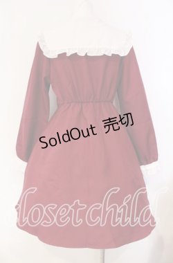 画像3: Amavel / ロゴリボンセーラーワンピース M ワイン O-25-08-23-1028-CA-OP-OW-OS