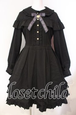 画像1: Amavel / Rose Ruban ミドル丈 ワンピース F クロ O-25-08-23-1029-CA-OP-OW-OS