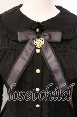 画像2: Amavel / Rose Ruban ミドル丈 ワンピース F クロ O-25-08-23-1029-CA-OP-OW-OS
