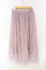 axes femme / レーシーチュールスカート M ピンク O-25-08-23-077-AX-SK-OW-OS