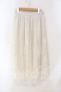 axes femme / レーシーチュールスカート M キナリ O-25-08-23-078-AX-SK-OW-OS