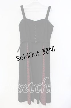 画像1: axes femme / 刀剣乱舞ONLINE　加州清光ワンピース F クロ×アカ O-25-08-23-082-AX-OP-OW-OS