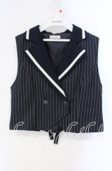 axes femme / バッグリボンベスト F クロ O-25-08-23-085-AX-TO-OW-OS