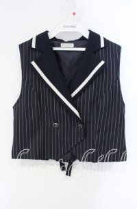 axes femme / バッグリボンベスト F クロ O-25-08-23-085-AX-TO-OW-OS
