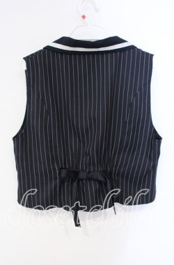 画像2: axes femme / バッグリボンベスト F クロ O-25-08-23-085-AX-TO-OW-OS