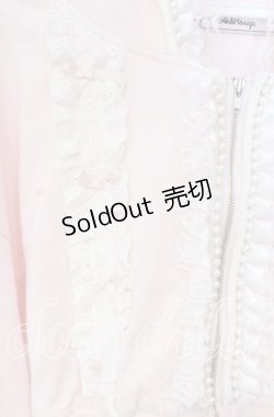 画像2: Ank Rouge / フリフリレースショートパーカー M ピンク O-25-08-23-094-CA-TO-OW-OS