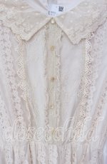 画像2: axes femme / 総レースワンピース M ピンクベージュ O-25-08-23-099-AX-OP-OW-ZT513 (2)