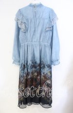 画像4: axes femme NOSTALGIE / ミスティローズ柄ワンピース F 公式展開色：紺 O-25-08-23-102-AX-OP-OW-ZT351 (4)