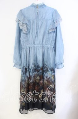 画像4: axes femme NOSTALGIE / ミスティローズ柄ワンピース F 公式展開色：紺 O-25-08-23-102-AX-OP-OW-OS