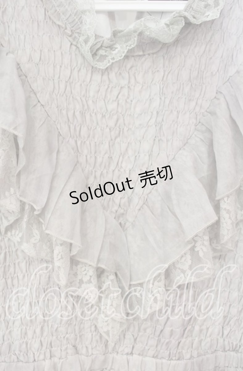 画像2: axes femme NOSTALGIE / ミスティローズ柄ワンピース F 公式展開色：ワイン O-25-08-23-104-AX-OP-OW-ZH (2)