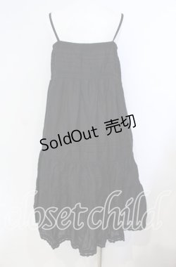 画像2: Ph Blue / タック使いキャミワンピース  クロ O-25-08-23-011-LO-OP-OW-ZI
