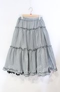m petit by misako / NINA'Sギャザースカート M クロ O-25-08-23-015-LO-SK-OW-OS