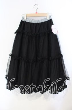 画像4: m petit by misako / NINA'Sギャザースカート M クロ O-25-08-23-015-LO-SK-OW-OS