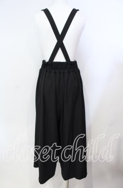 画像2: axes femme POETIQUE / ２ｗａｙデザインサス付パンツ M クロ O-25-08-23-002-AX-SK-OW-OS