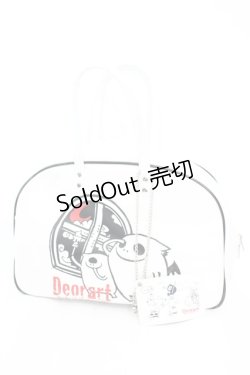 画像1: Deorart / エナメルバッグ  ホワイト×ブラック O-25-08-25-001-PU-BG-IG-ZT-K026