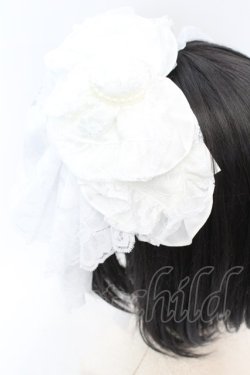 画像2: MARBLE / パールバックルドレッシーヘッドドレス  ホワイト O-25-08-25-033-GO-AC-OW-OS