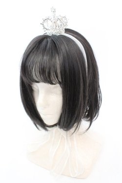 画像1: BABY,THE STARS SHINE BRIGHT / 蝶々王冠ヘッドドレス  シルバー O-25-08-25-034-BA-AC-OW-OS