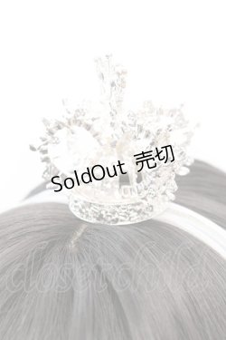 画像2: BABY,THE STARS SHINE BRIGHT / 蝶々王冠ヘッドドレス  シルバー O-25-08-25-034-BA-AC-OW-OS